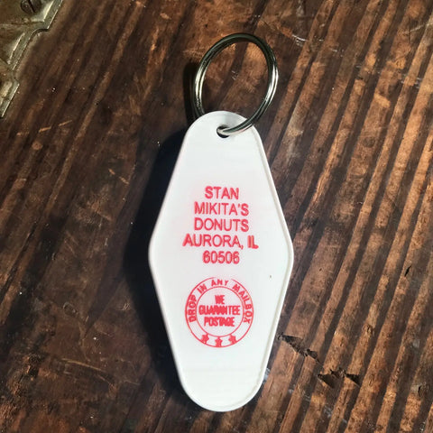 The 3 Sisters Design Co. Motel Key Fob - Stan Mikita's Donuts