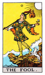 Large The Fool Tarot Card Sticker