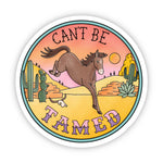Big Moods Can't Be Tamed Horse Vinyl Sticker