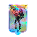 Abernathy's Conjoined Twins Holographic Sticker