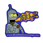Blue Ribbon Lounge Bender Sticker