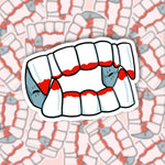 BOBBYK Boutique Bloody Teeth Sticker