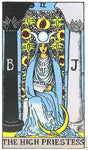 Large High Priestess Tarot Card Sticker