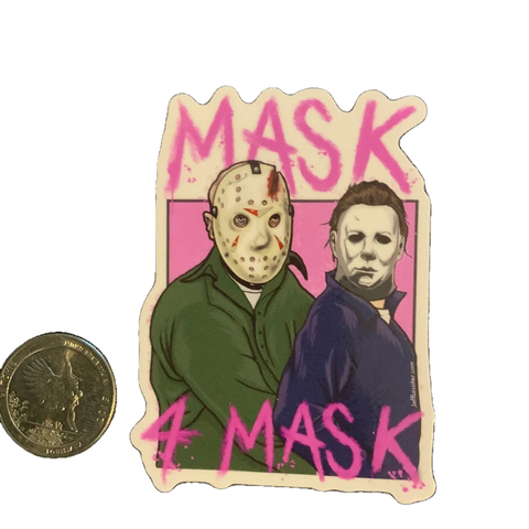 Jeff Lassiter Mask 4 Mask Sticker
