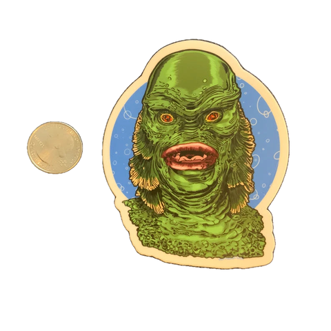 Jeff Lassiter Creature From The Black Lagoon Sticker-Large