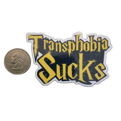 Jeff Lassiter Transphobia Sucks Sticker