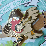 Bright Bat Rockin Robin Enamel Pin