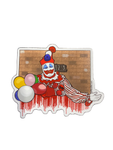 Jeff Lassiter Pogo the Clown Sticker