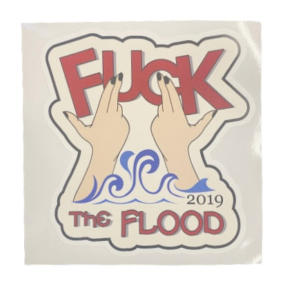 Pin-Up Girl Paula - ‘F’ the Flood 2019 Sticker