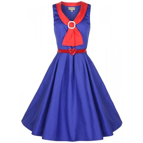 Gently Used AS IS Lindy Bop Patriotic Paige Swing Dress