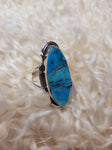Desert Indian Traders Blue Gem Turqouise Ring #11