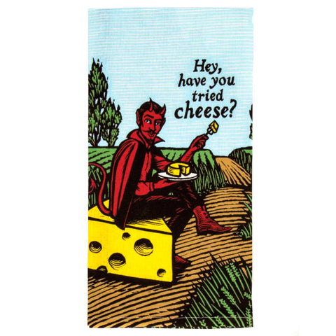 Blue Q - Hey, Have you tried Cheese Dish Towel