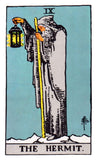 Large The Hermit Tarot Card Sticker